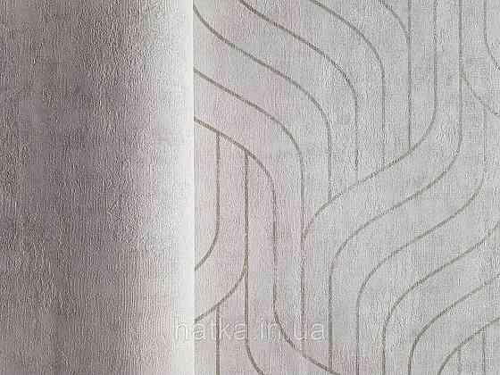 Шпалери метрові вінілові на флізелін Grandeco Feeling геометрія золотисті смуги на молочному Київ