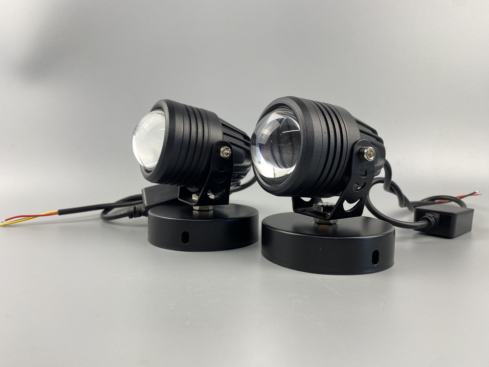 Фари-лінзи LED протитуманні (комплект 2 шт.), 1 фара — 26W реальних ватів, 2 шт. — 52W реальних, 3 дроти Мукачево - фото 7