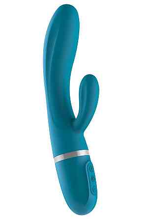 Вібратор-кролик Liebe Bend It Plus Ocean Blue, гнучкий, 2 мотори, 10 режимів Sex Aura Київ