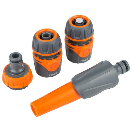 Набір поливальний (насадка-розпилювач 2 режими+2 коннектора 1/2