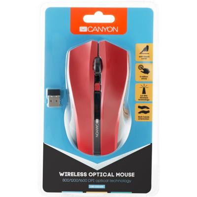 Мишка Canyon MW-5 Wireless Red (CNE-CMSW05R) Вінниця - фото 5