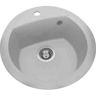 Мийка кухонна GRANADO RONDA gris з сифоном (470*490mm.) (gr2208) Вінниця