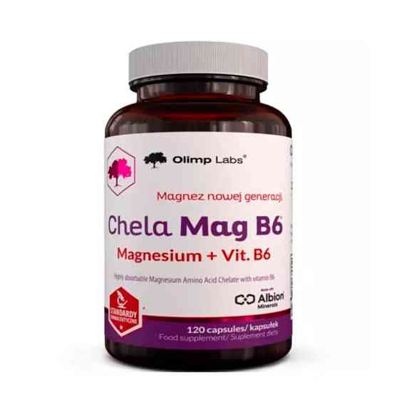 Магний и Витамин B6 OLIMP Chela-Mag B6 Jar (банка) 120 caps Луцк