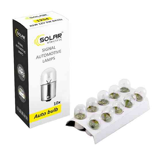 Лампа розжарювання Solar R5W 24V 5W BA15s, 10шт Київ