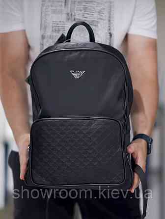 Мужской брендовый рюкзак GA (5155) black Киев