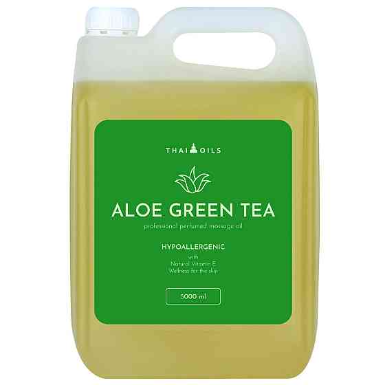 Професійна масажна олія «Aloe green tea» 1000 ml для масажу Київ