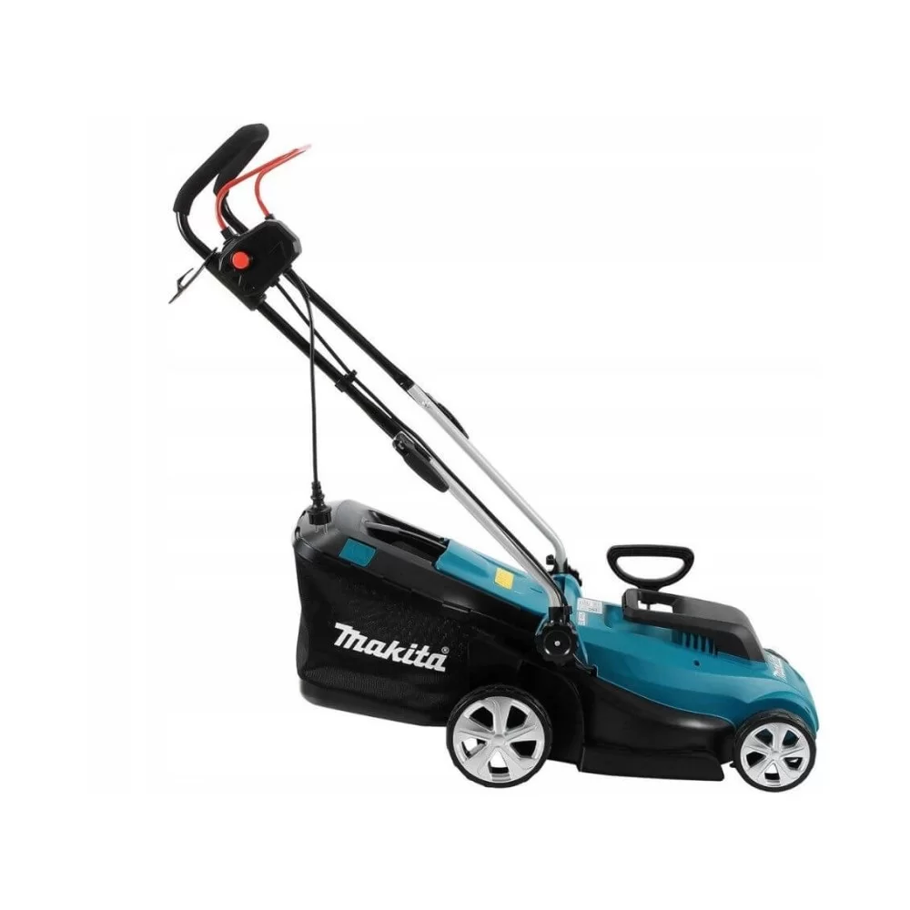 Профессиональная электрическая газонокосилка Makita ELM3320: 1200 Вт, 3400 об/мин, высота скашивания 20/40/55 Киев - изображение 3
