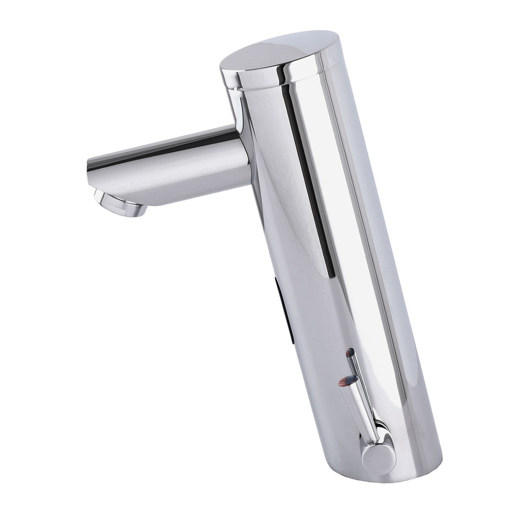 Змішувач сенсорний для умивальника HOTEC 19.111-DC/AC (220V/6V) з трансформатором,латунний Hot/Cold Луцк - изображение 2