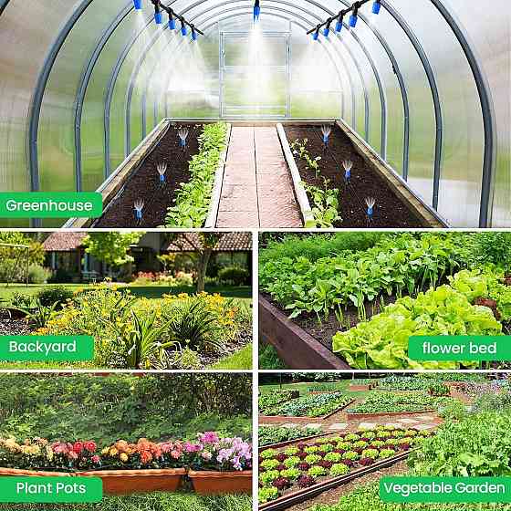 Система мікрокрапельного поливу саду городу MIXC Луцк