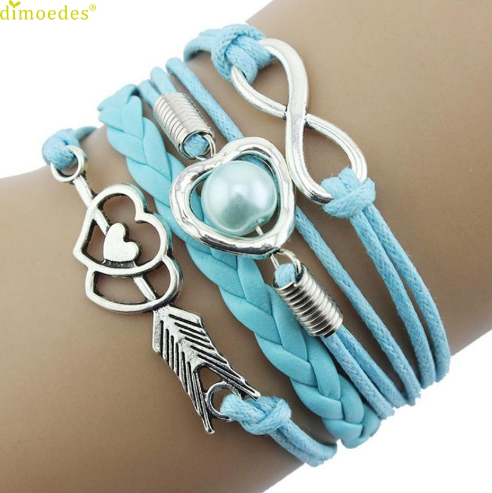 Браслет модный голубой Любовь навсегда Киев - изображение 1