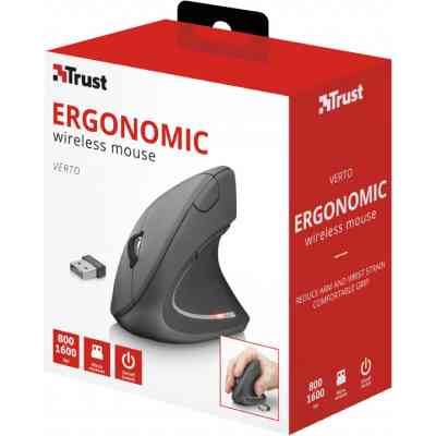 Мишка Trust Verto Wireless Ergonomic Black (22879) Вінниця