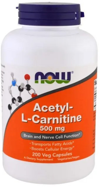 Ацетил карнитин Now Foods Acetyl-L Carnitine 500 мг 200 капсул Киев - изображение 1