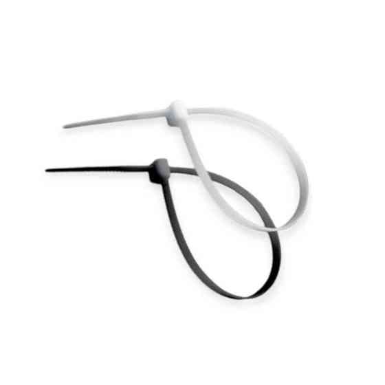 Хомут 200 x 3,6 белый пластиковый Мукачево