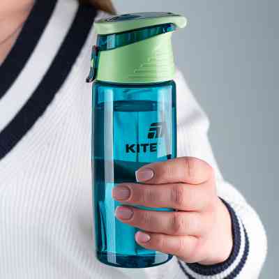 Поильник-непроливайка Kite 550 мл, смарагдова (K25-401-2) Винница