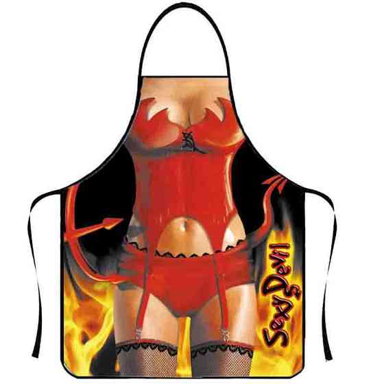 Фартух жіночий з принтом 73 на 57 см різнобарвний Київ