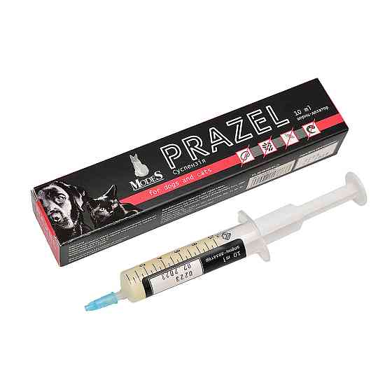 Антигельмінтний засіб Modes Prazel Модес Празел протипаразитарна суспензія для собак і котів, 10 мл Вінниця