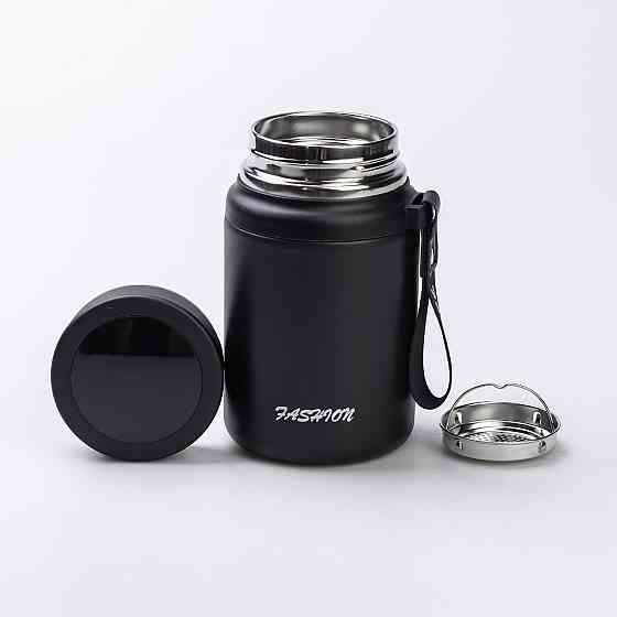 Термос Fashion з датчиком температури 700 мл Чорний HP-14-20B Київ