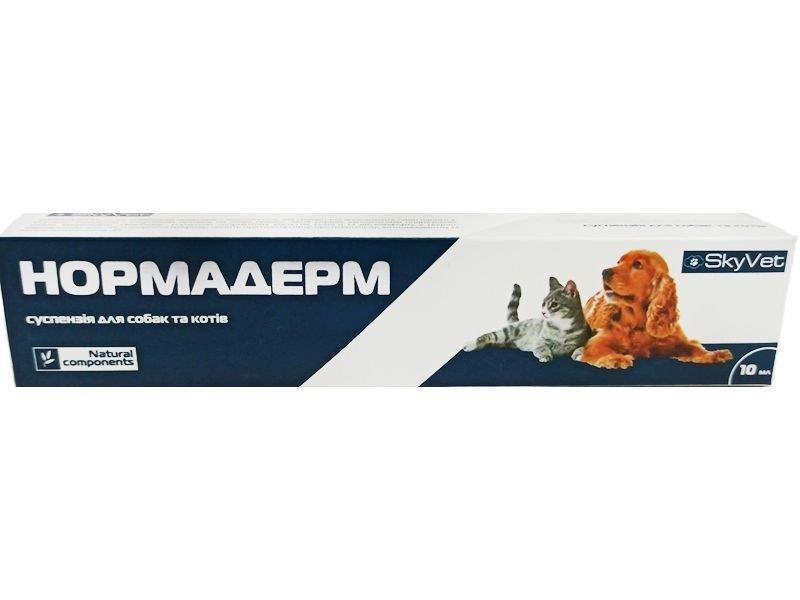 Нормадерм сусп. ор. для котів та собак шприц 10 мл Вінниця - фото 1