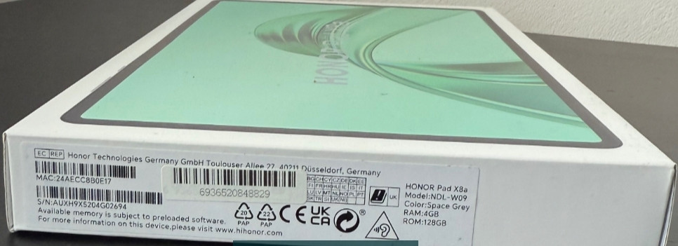 Планшет Honor Pad X8a 4/128GB Wi-Fi Харьков - изображение 1