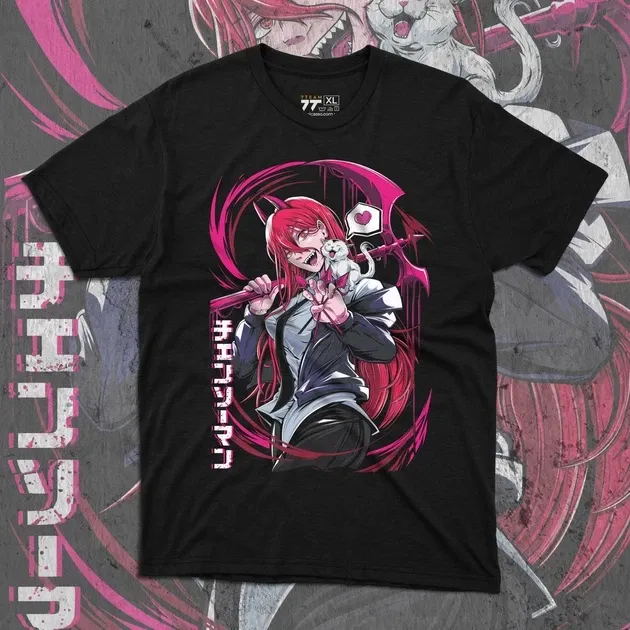 Футболка для подростка мальчика с принтом Человек Бензопила Power 5 Размер 160 Anime11018 Днепр - изображение 1