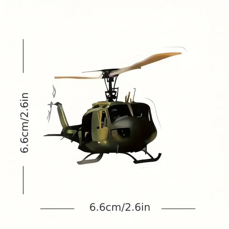 Набор наклеек с вертолётами 60 шт – водостойкие виниловые стикеры для декора Киев - изображение 5