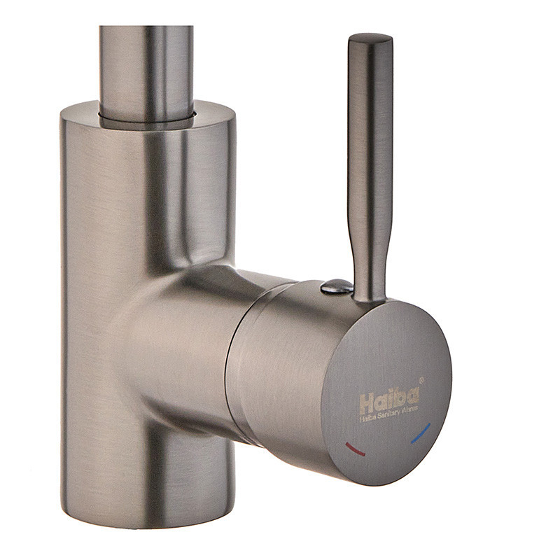 Кухонный смеситель Haiba Hans 011 Graphite HB4000 Харьков - изображение 3