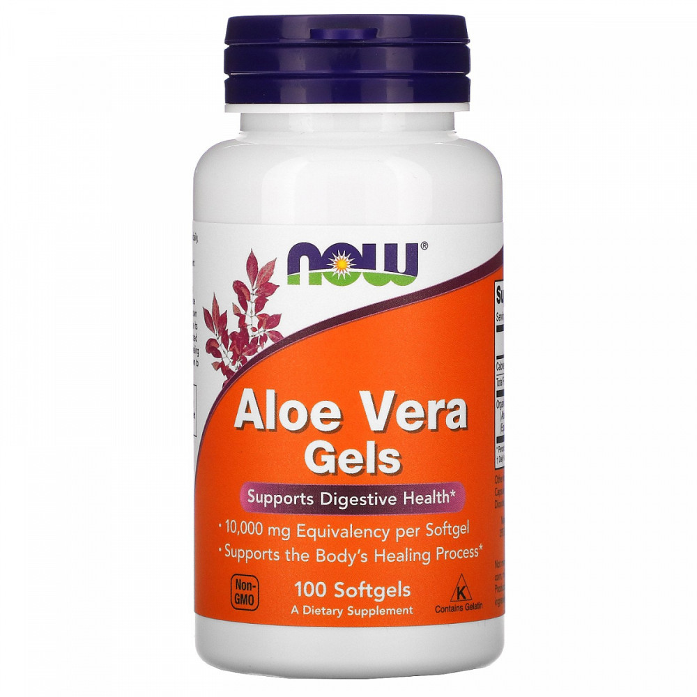 Алое Вера Now Foods (Aloe Vera) 100 м'яких капсул Луцк - изображение 1