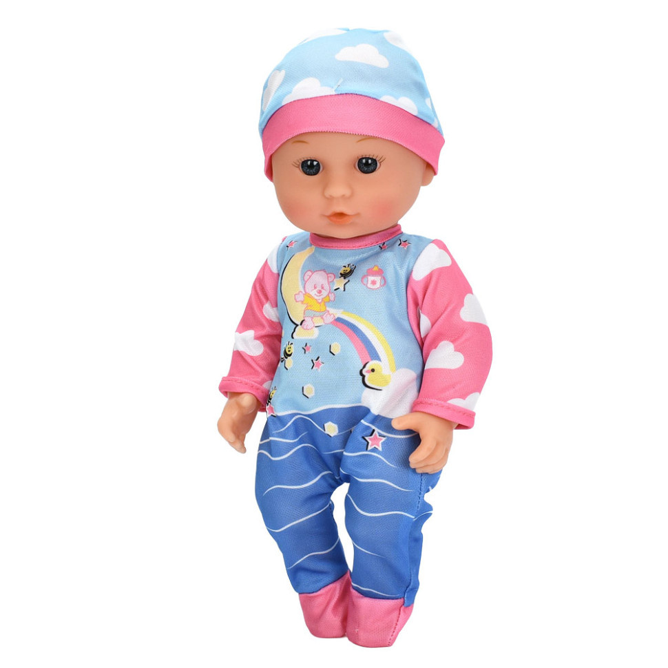 Дитяча лялька-пупс M 6184 I UA 30 см, пляшечка, музика, 4 пісні Вінниця - фото 3