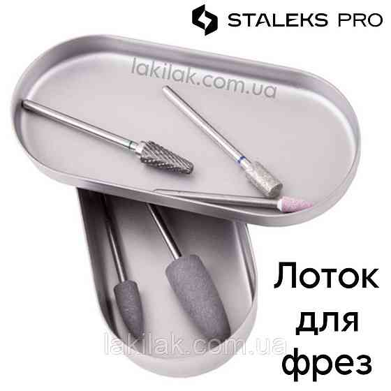Лоток для фрез з кришкою Staleks PRO 90х40х15 мм Херсон