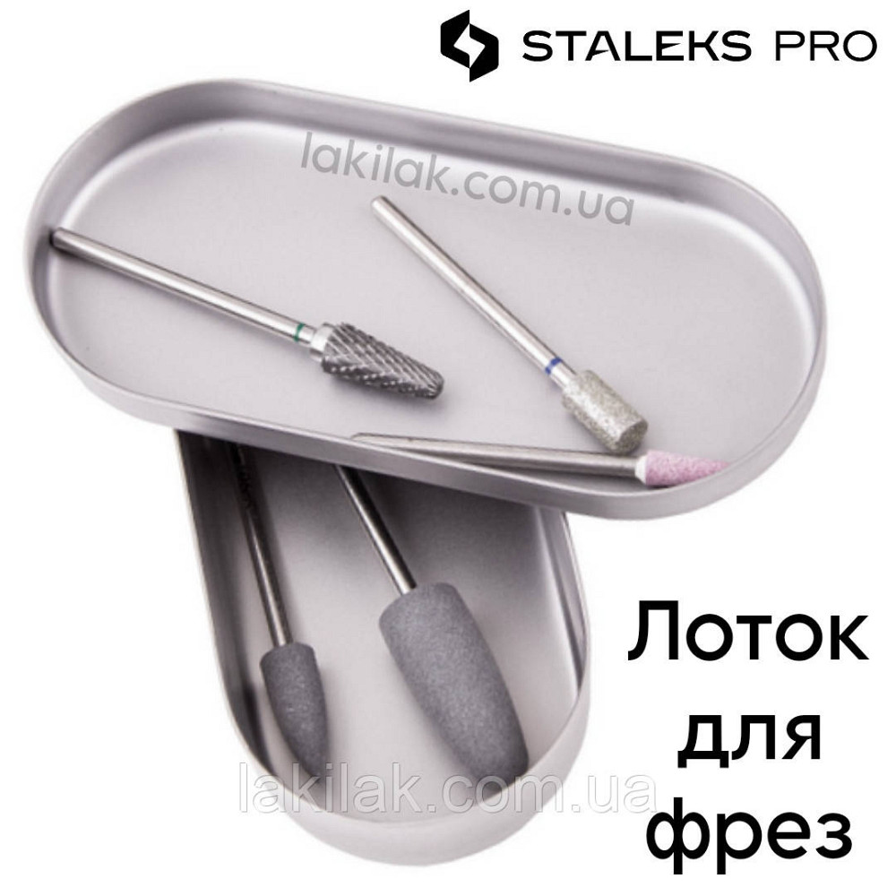 Лоток для фрез з кришкою Staleks PRO 90х40х15 мм Херсон - фото 1