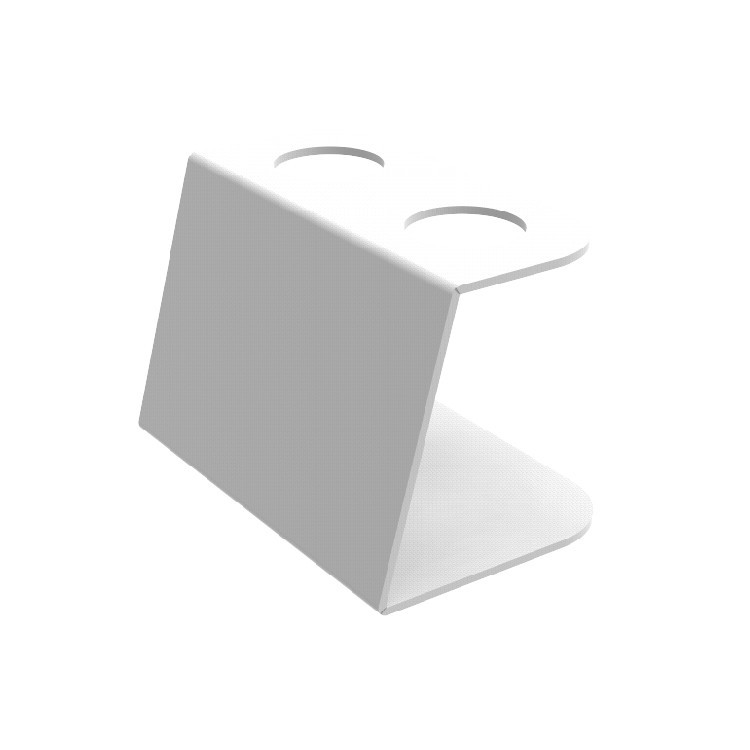 Підставка EKOSTAR для вафельного ріжка на 2шт. Біла. Акрил 3 мм Київ - фото 2