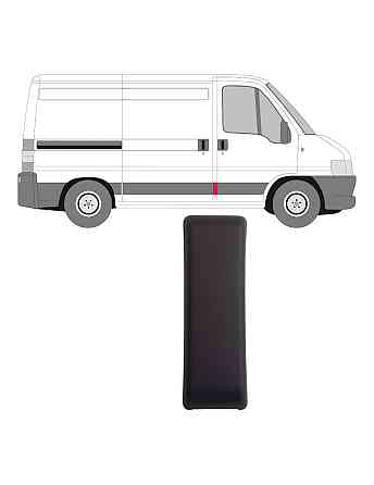 Накладка GP Peugeot Boxer 1 тип 244 стійки 16.5x5.5cm (735306212) Київ