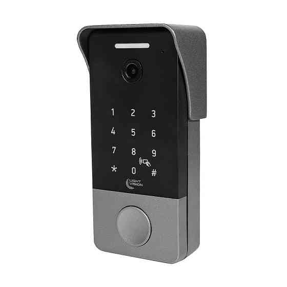 Відеопанель 2Mp Light Vision RIO FHD(KEY) Silver зі зчитувачем Mifare та клавіатурою (82-00243) Киев