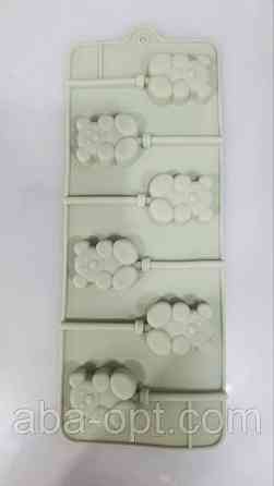 Форма силіконова для льодяників на 6 виробів 23 х 9 см Барні ( шт.) Одеса