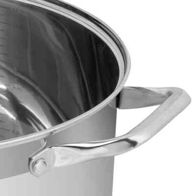 Каструля Resto Libra із кришкою 30 см 15 л (92009) Вінниця