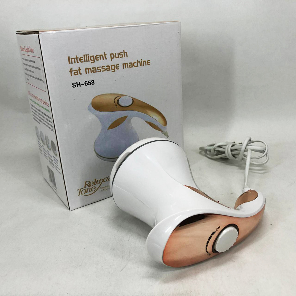 Ефективний масажер для зняття напруги Relax, Вібромасажер для попереку і шиї Ручний масажер спини ZF-36 Львів - фото 8