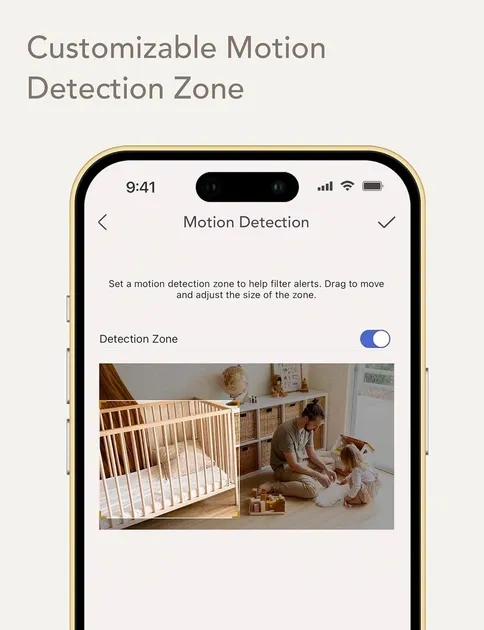 Розумна камера відеоспостереження, виявлення руху й звуку, нічне бачення, відеоняня Nooie Baby Cam Model: IPC007 Луцьк - фото 3