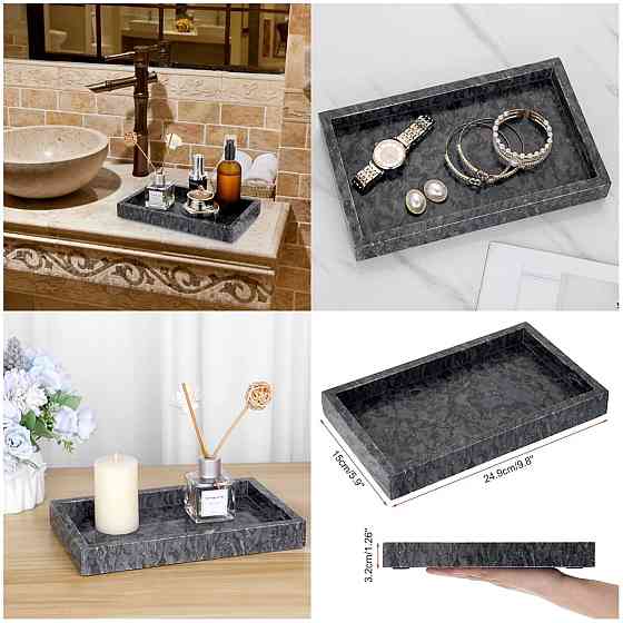 Прямокутний органайзер з натурального мармуру 25*15*3см Луцк