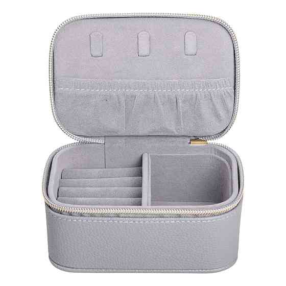 Yiwu Скринька для прикрас з еко шкіри на блискавці міні органайзер для ювелірних виробів HP-5-2 Коломыя