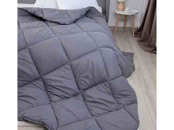 Ковдра 150*205 силіконізоване волокно ALASKA (450г/м2) (microfiber) Сірий не комбінований ТМ ТЕП Київ