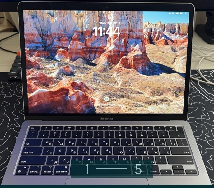 Ноутбук MacBook Air M1 8/256Gb. АКБ 96% Київ - фото 5