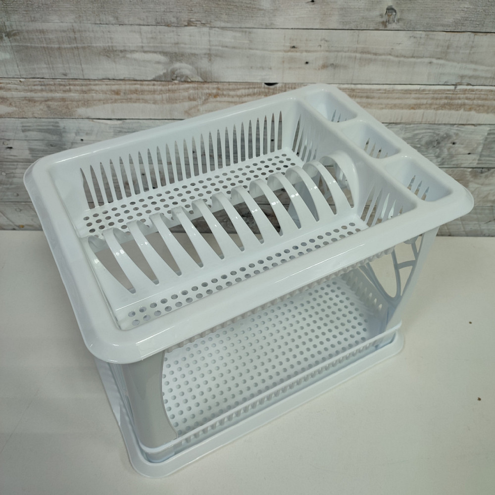 Сушка для посуду 2х-ярусна Elif біла Харків - фото 2
