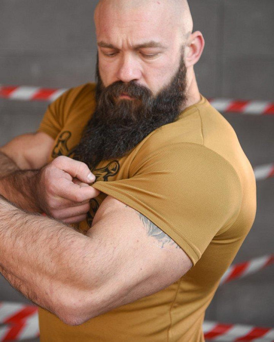 Тактическая потоотводящая футболка SABUR  танкист койот НП5191 Одесса - изображение 6