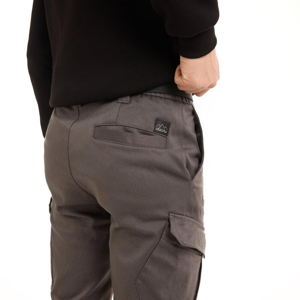 Зимові тактичні брюки темно-сірі Pobedov trousers Tactical ЗИМА Київ - фото 6