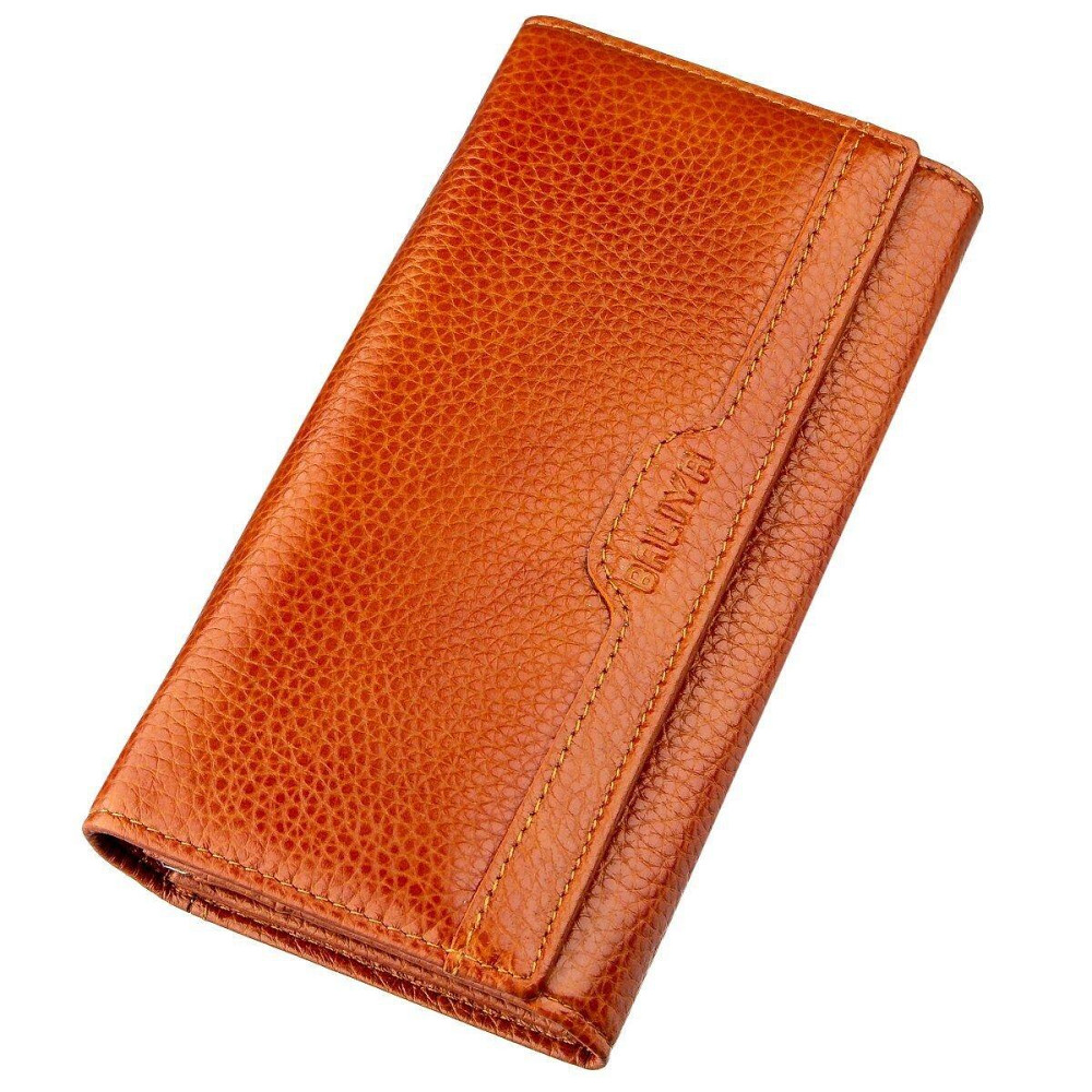 Гаманець горизонтальний жіночий шкіряний BALIYA 18971 Помаранчевий Київ - фото 1