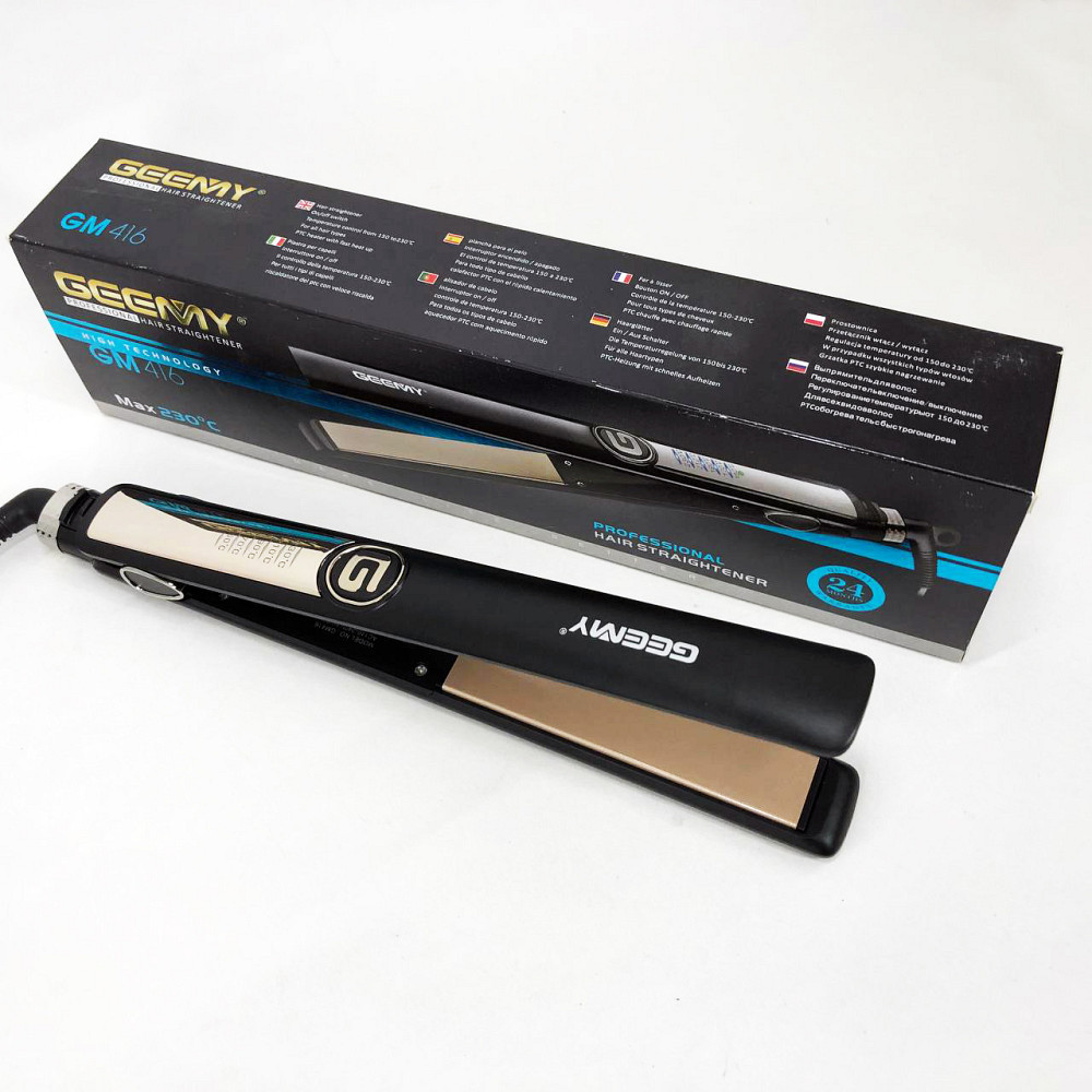 Утюжки для выпрямления Gemei GM-416, Мощный утюжок для выравнивания волос, Плойка выравниватель GN-48 Львов - изображение 5