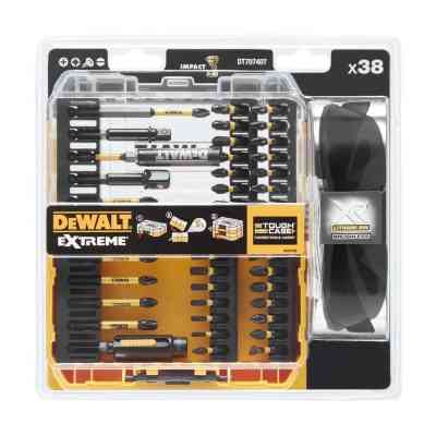 Набір біт DeWALT EXTREME FLEXTORQ,Phillips,Pozidriv,Torx,Slotted,Ph2,Pz3,38 шт, кейс (DT70740T) Вінниця