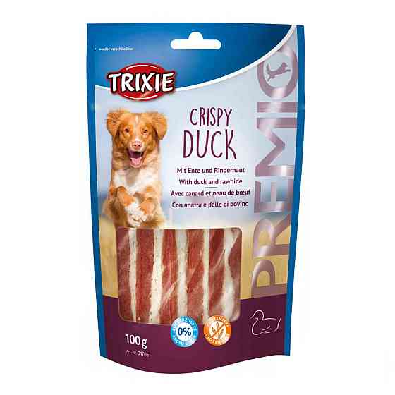 Trixie (TX-31705) Premio Crispy Duck ласощі для собак з качкою 100 г Вінниця