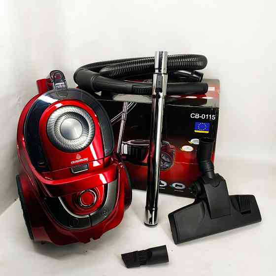 Електричний пилосос з контейнером для пилу Crownberg, Потужний пилосос для прибирання будинку DS-81 Львів