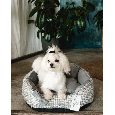 Лежак для животных Chloe's Home Берлин S серый (CLH5569) Винница - изображение 2